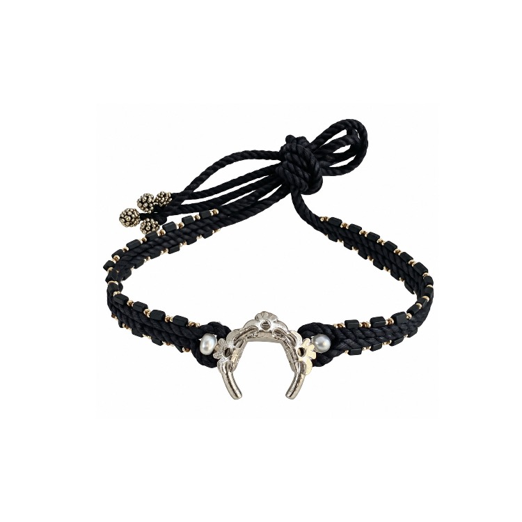 Brambuta Okheia Choker Siyah - Gümüş