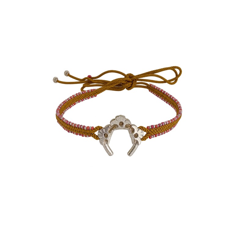 Brambuta Okheia Choker Camel - Gümüş
