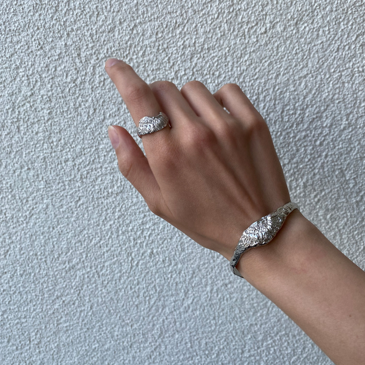 Brambuta Venüs Cuff Bileklik Gümüş