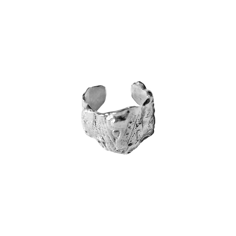 Brambuta İsis Earcuff No2 Beyaz Medium / Unisex