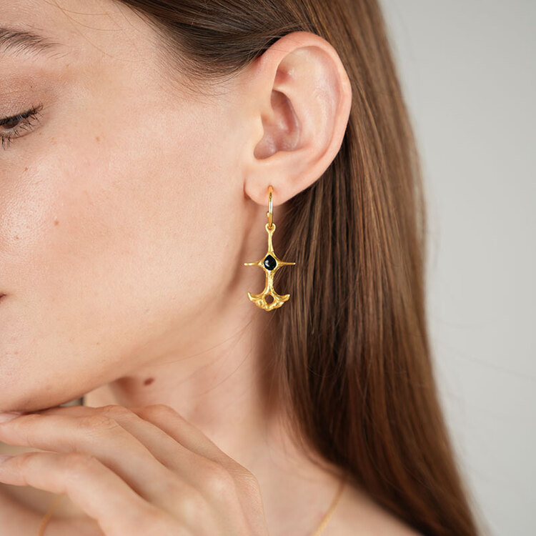 Brambuta Ankh Hoops - Siyah