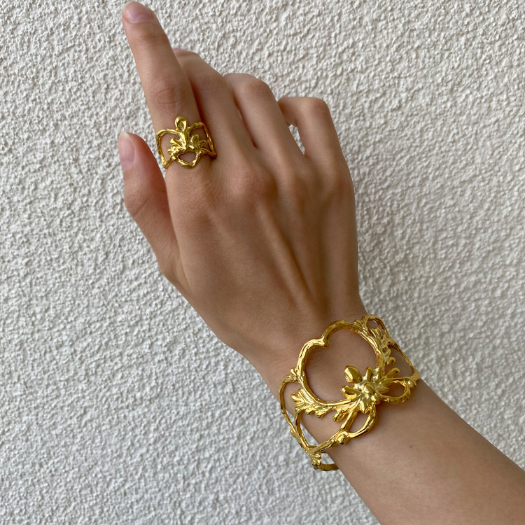 Brambuta Nanshe Cuff Bileklik Gold