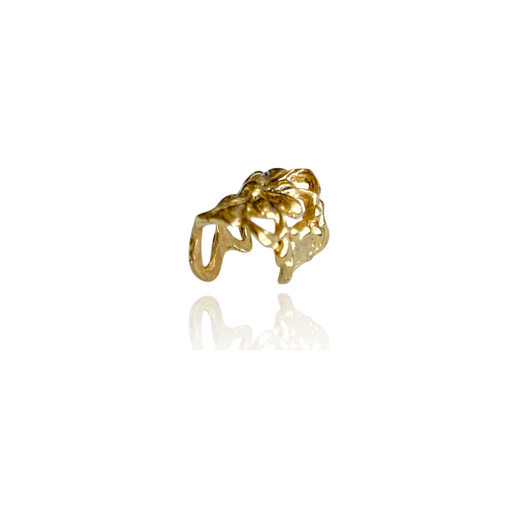 Nanshe Earcuff Kıkırdak Küpe Altın