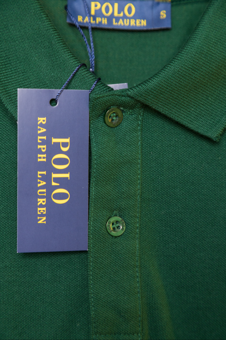 Ralph Laurn Ayıcık Nakışlı Yeşil Polo Yaka T-Shirt