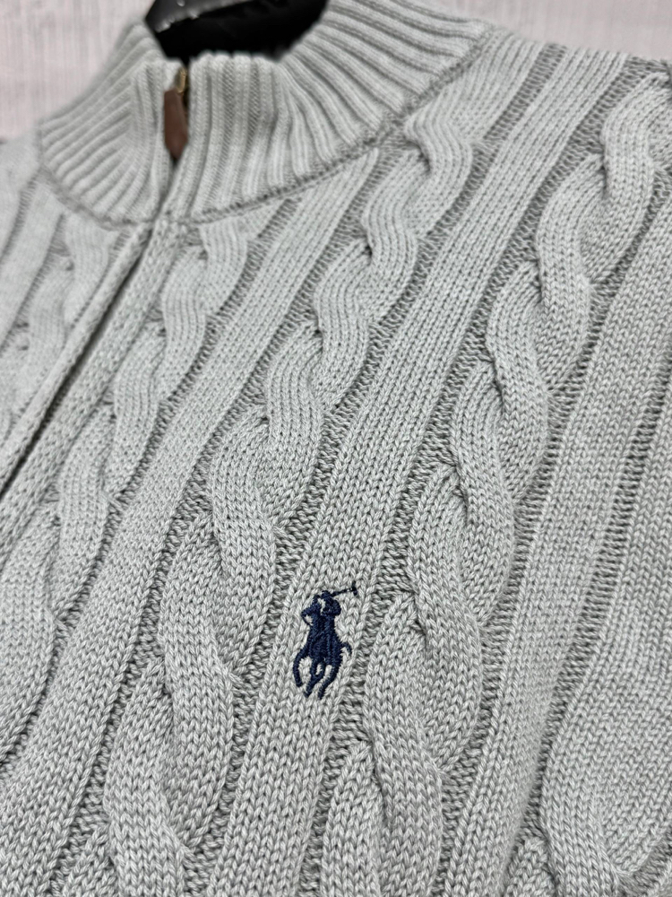 Ralph Laurn Gri Full Zip