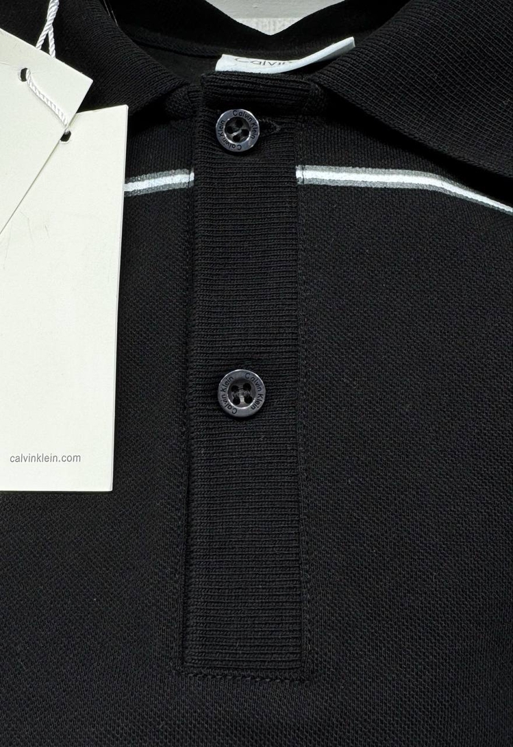 Calvn Klein Yeni Sezon Siyah Polo Yaka T-Shirt