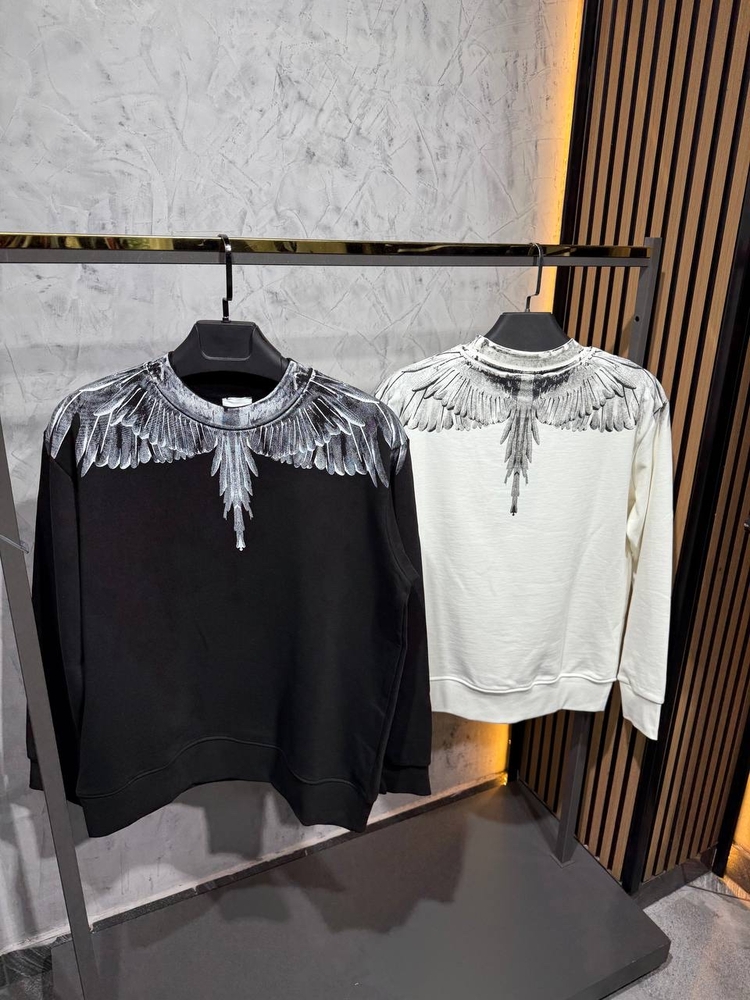 Marcelo Burlon Baskılı Siyah Sweatshirt