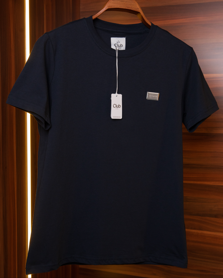 Bmn Club Metal Logo Lacivert T-Shirt