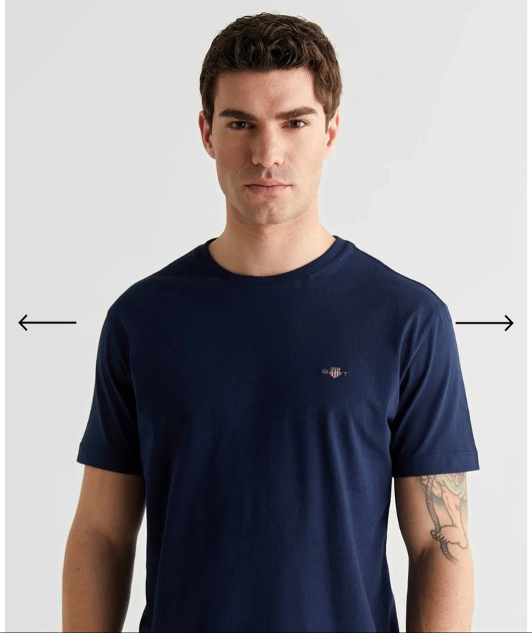 Gant Yeni Sezon Lacivert T-Shirt