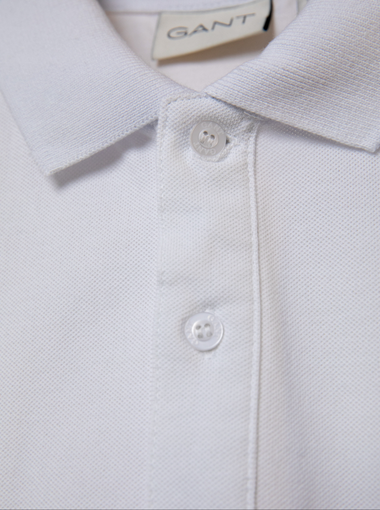 Gant Beyaz Polo Yaka T-Shirt