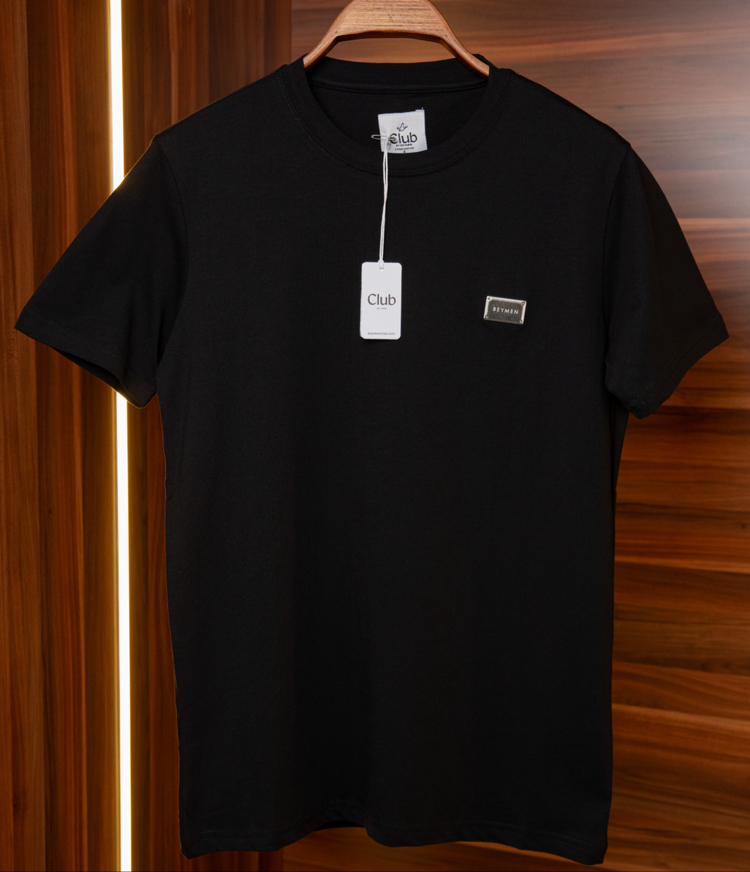 Bmn Club Metal Logo Siyah T-Shirt