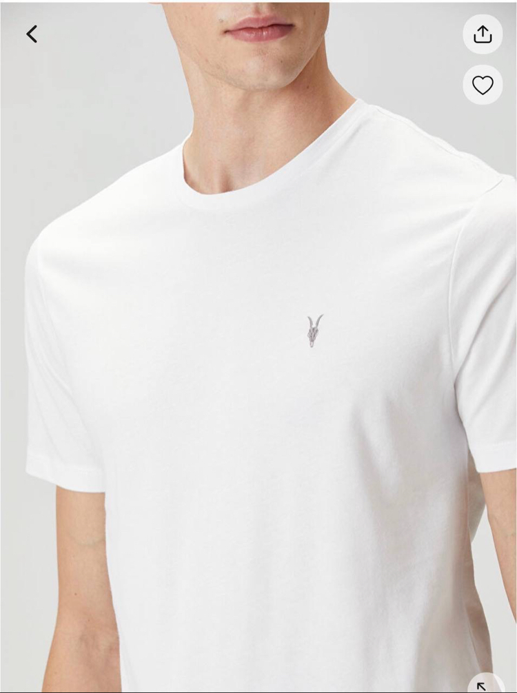 All Saints Beyaz T-Shirt