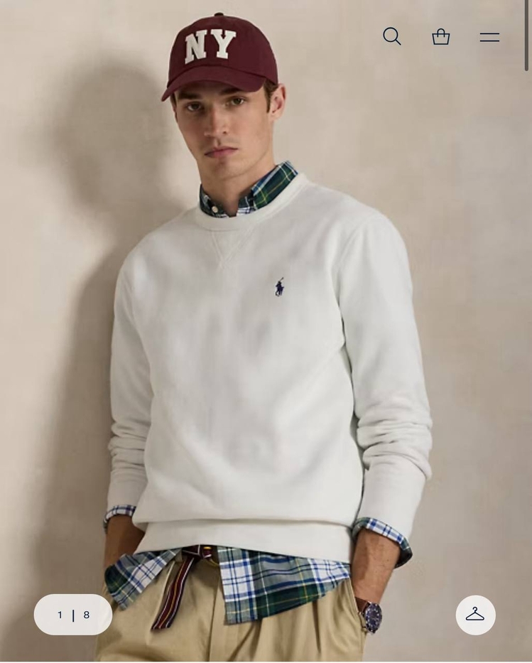 Ralph Laurn Beyaz Sweatshirt