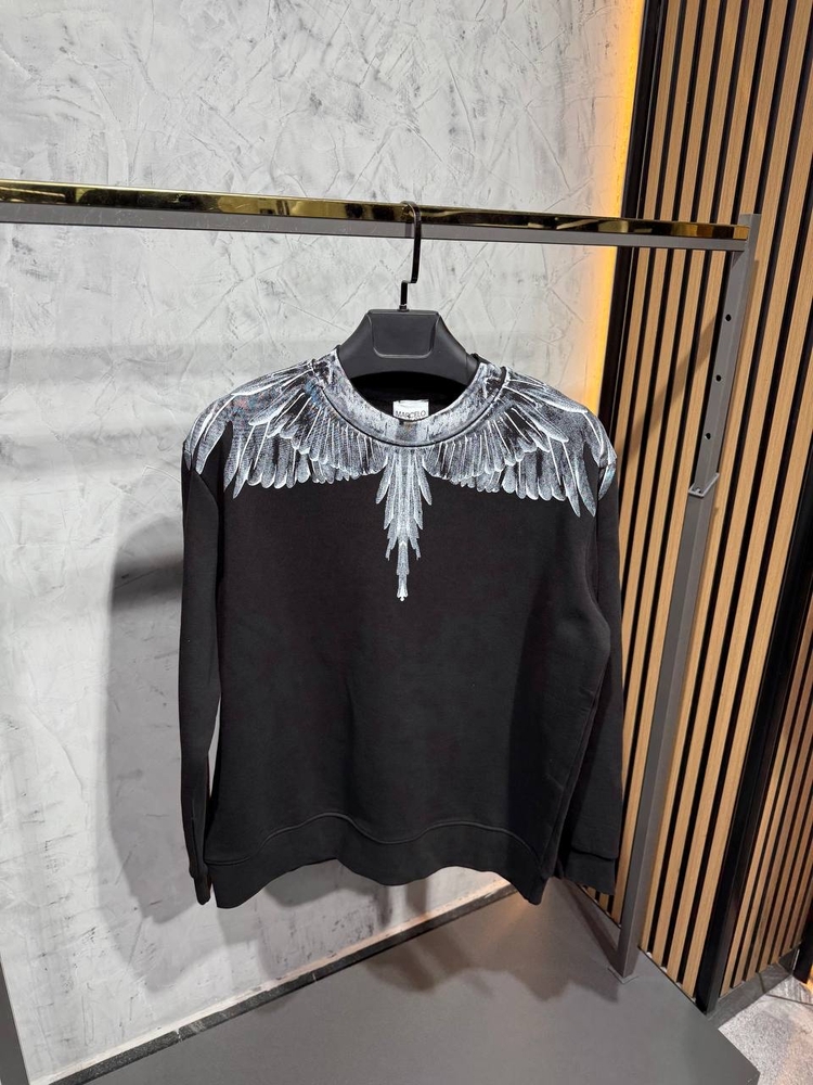 Marcelo Burlon Baskılı Siyah Sweatshirt