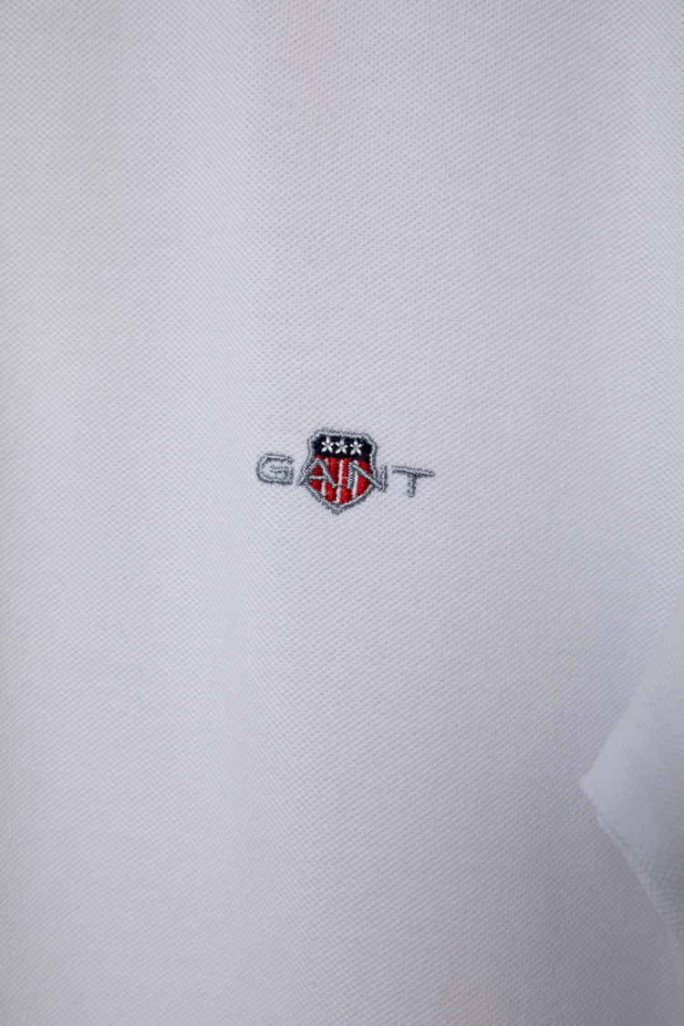 Gant Beyaz Polo Yaka T-Shirt