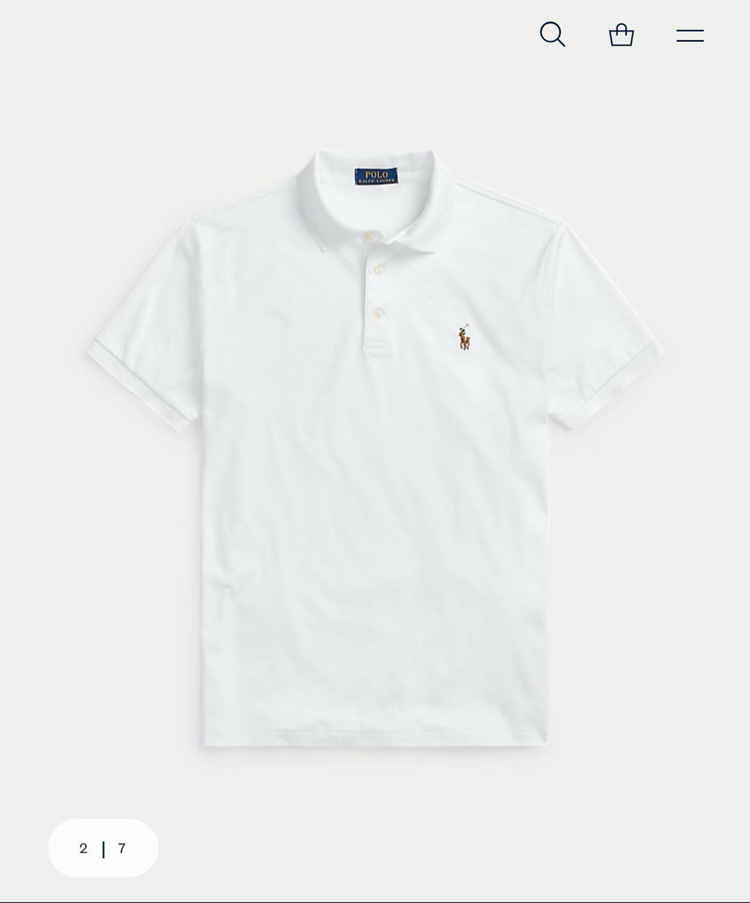 Ralph Laurn Yeni Sezon Beyaz Polo Yaka