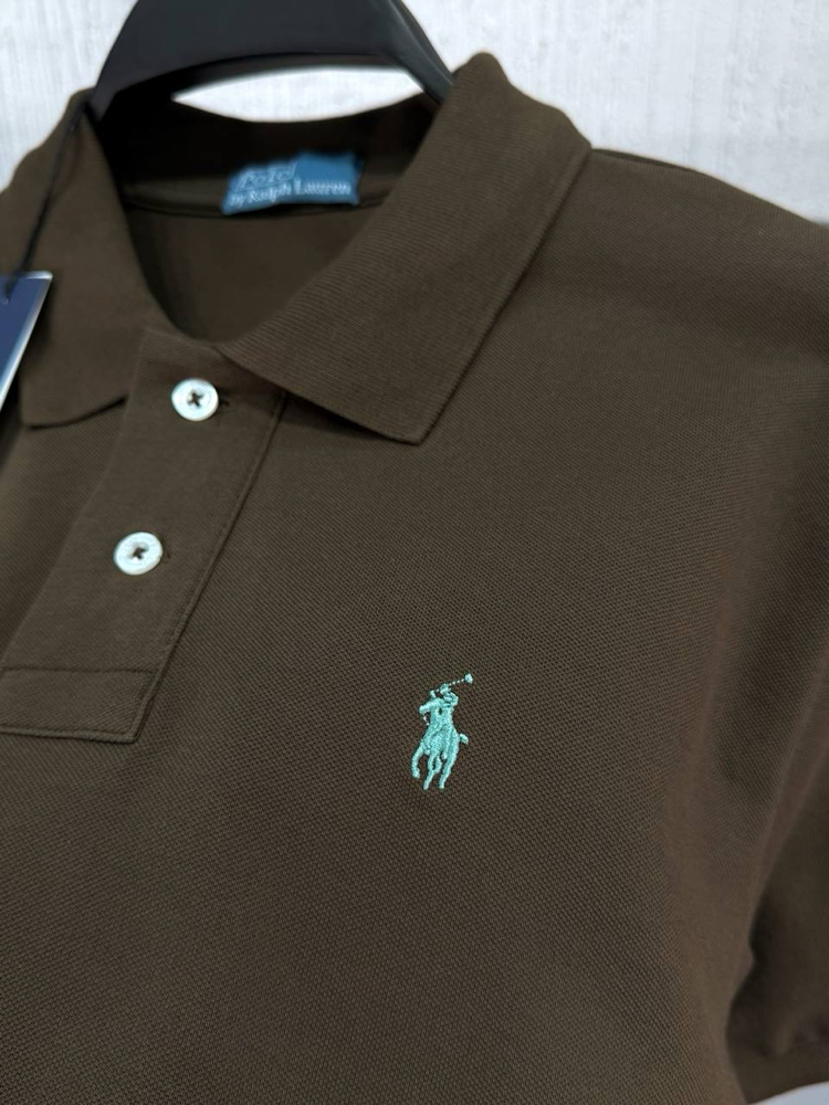 Ralph Laurn Yeni Sezon Kahverengi Polo Yaka
