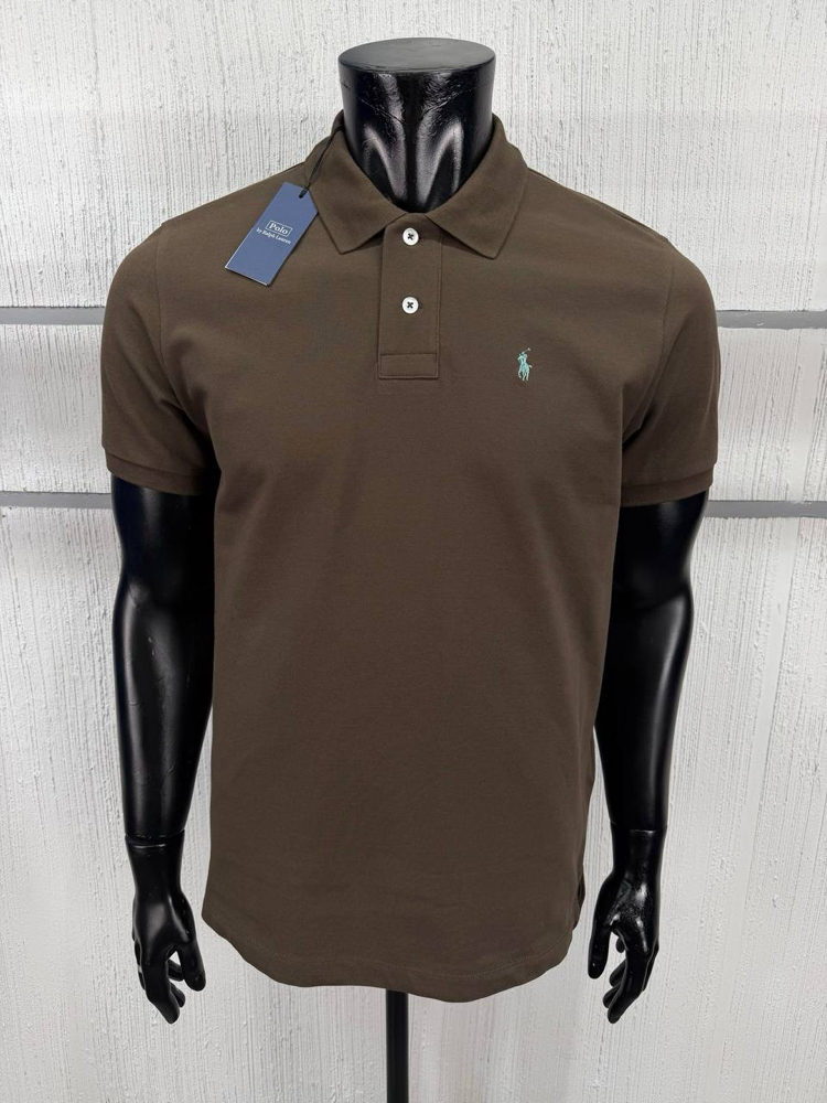 Ralph Laurn Yeni Sezon Kahverengi Polo Yaka