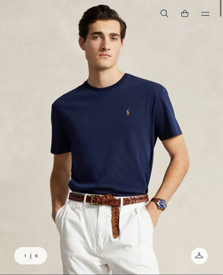 Ralph Laurn Yeni Sezon Lacivert T-Shirt