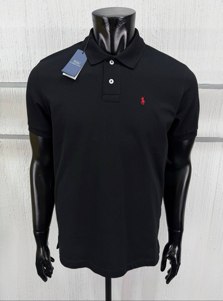 Ralph Laurn Yeni Sezon Siyah Polo Yaka