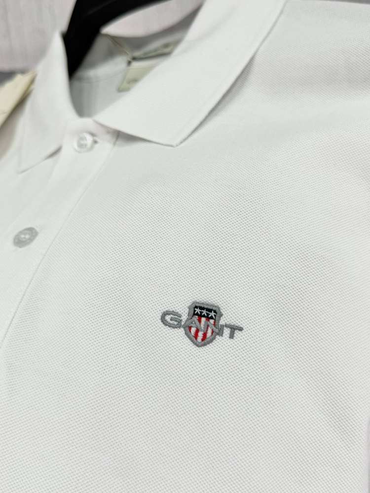 Gant Beyaz Polo Yaka T-Shirt