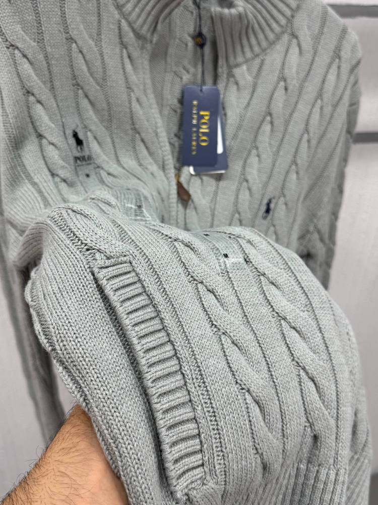 Ralph Laurn Gri Full Zip