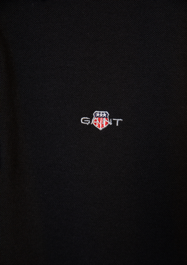 Gant Siyah Polo Yaka T-Shirt