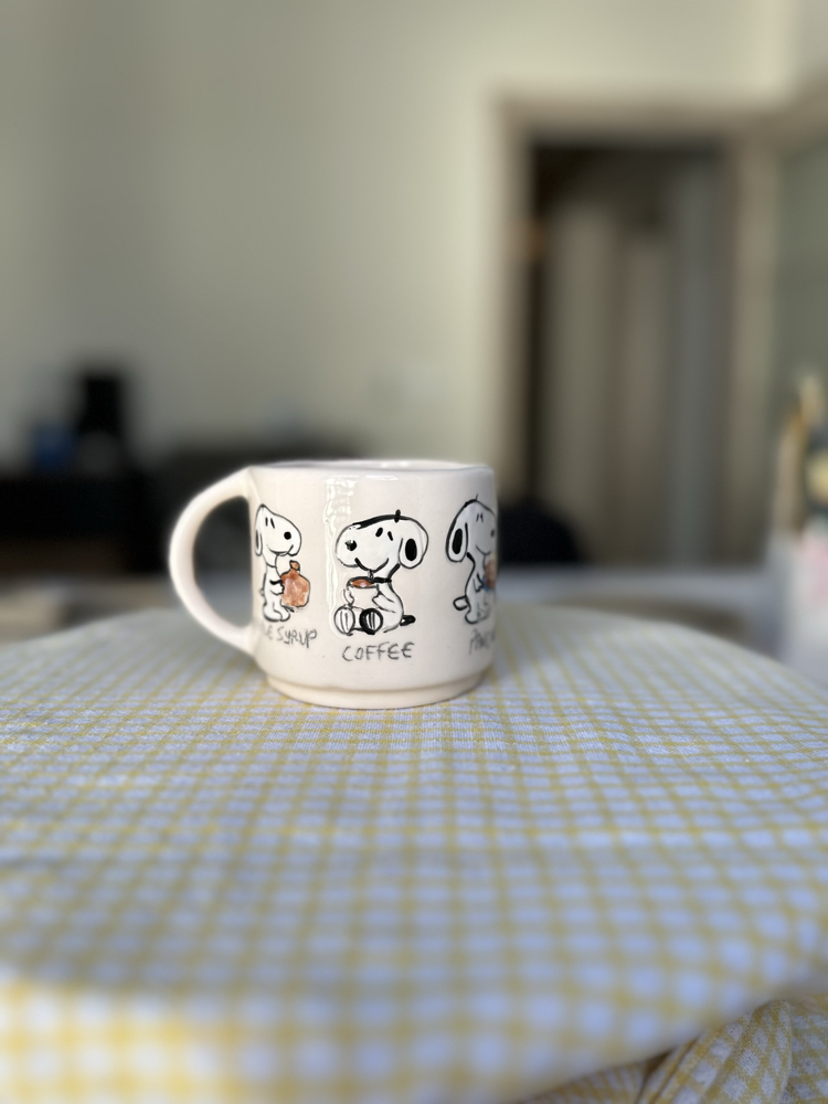 Snoopy kupa ön sipariş