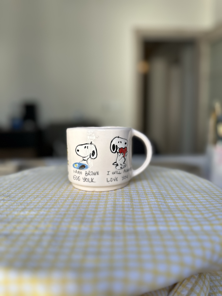 Snoopy kupa ön sipariş