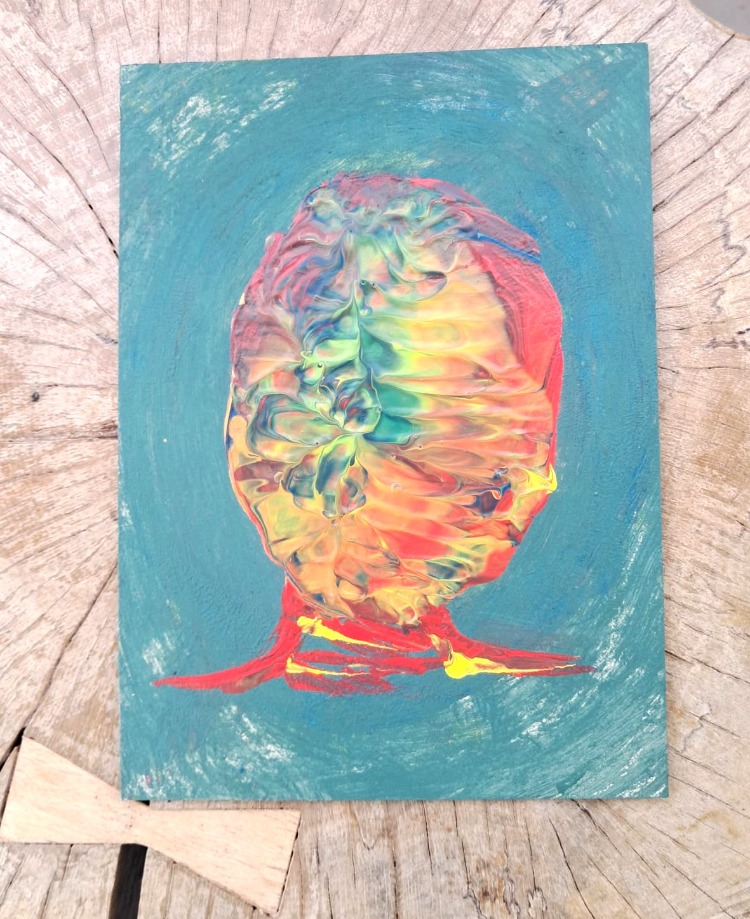 Fire Woman Portrait