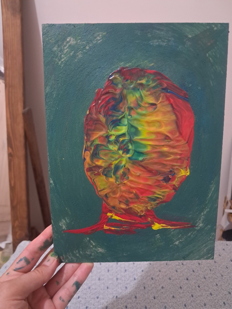 Fire Woman Portrait