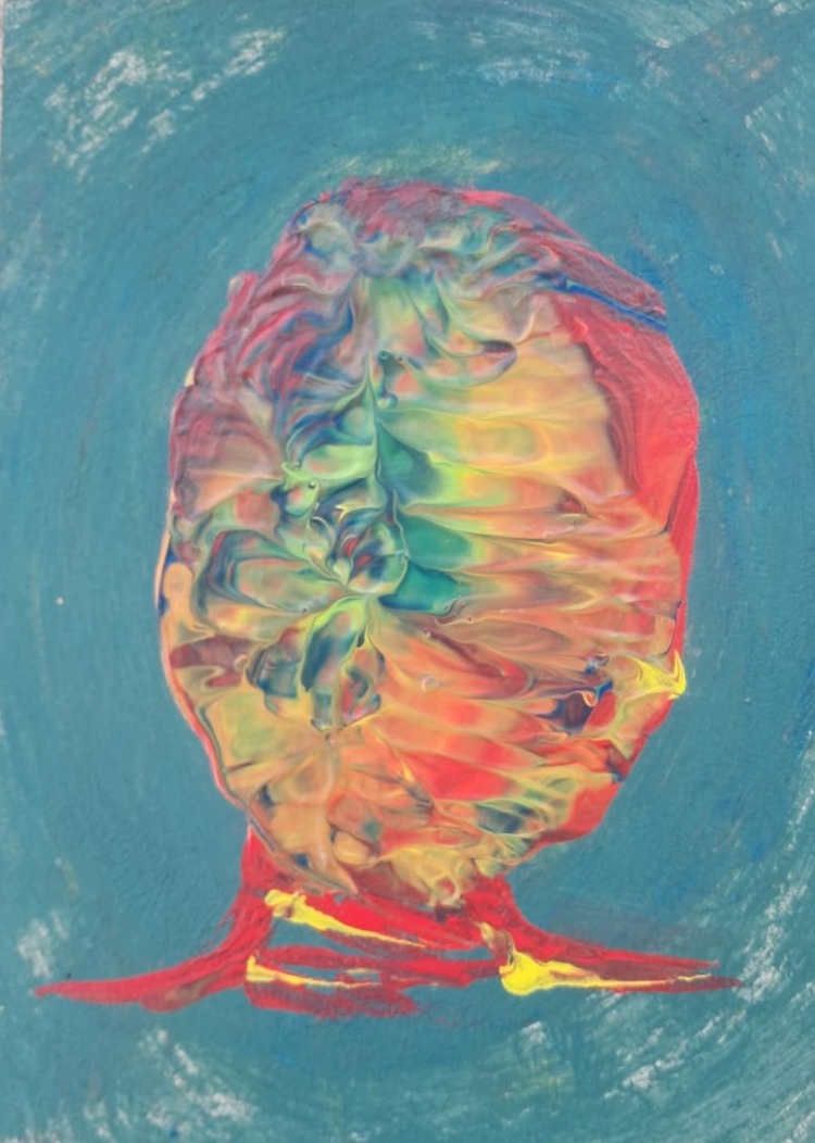 Fire Woman Portrait