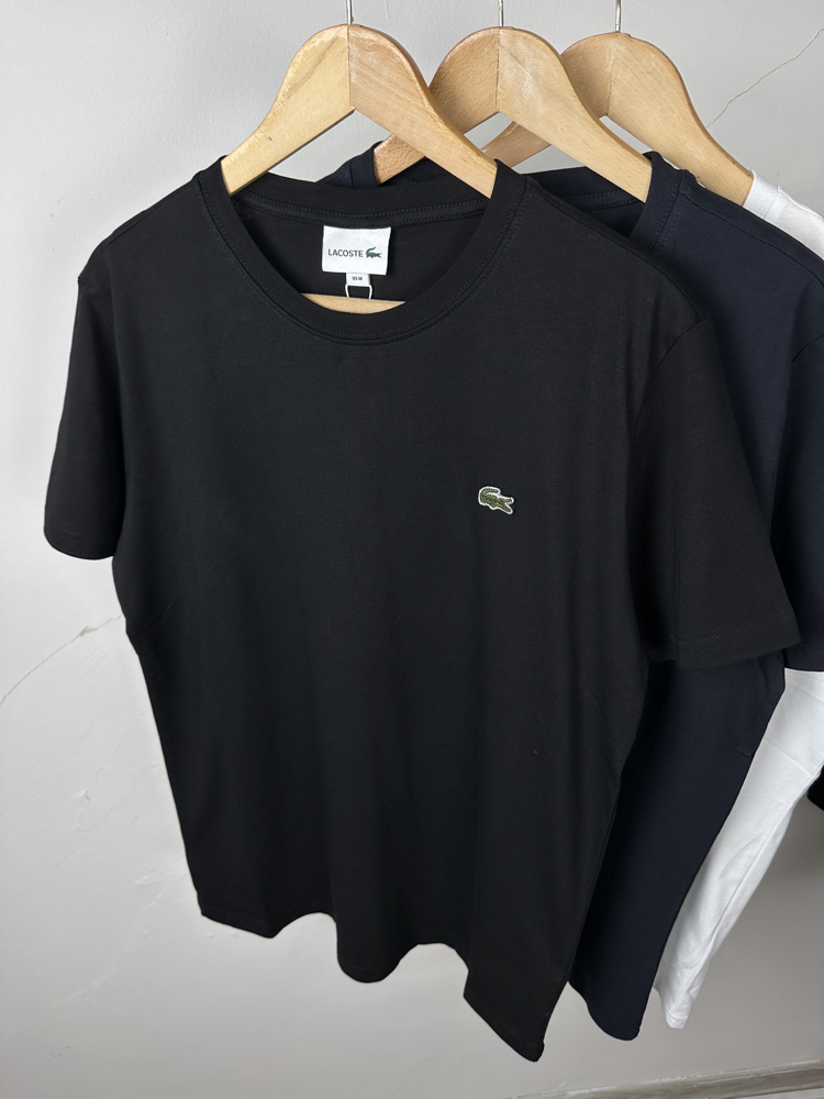 Timsah basic siyah unisex tişört
