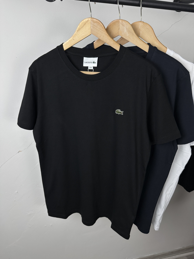 Timsah basic siyah unisex tişört