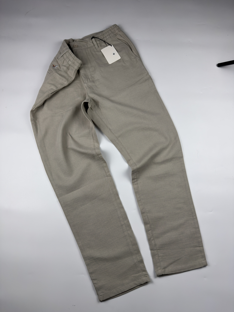 B.marka müslin kumaş krem pantolon