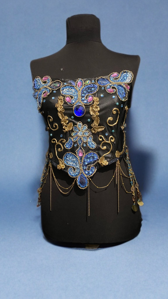 Sapphire Monarch Corset