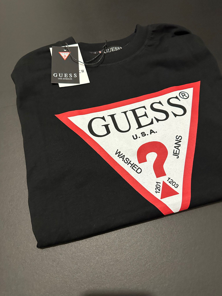 Siyah Guess tişört
