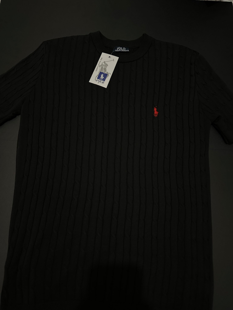 Ralph Lauren Siyah Triko Premium Tişört