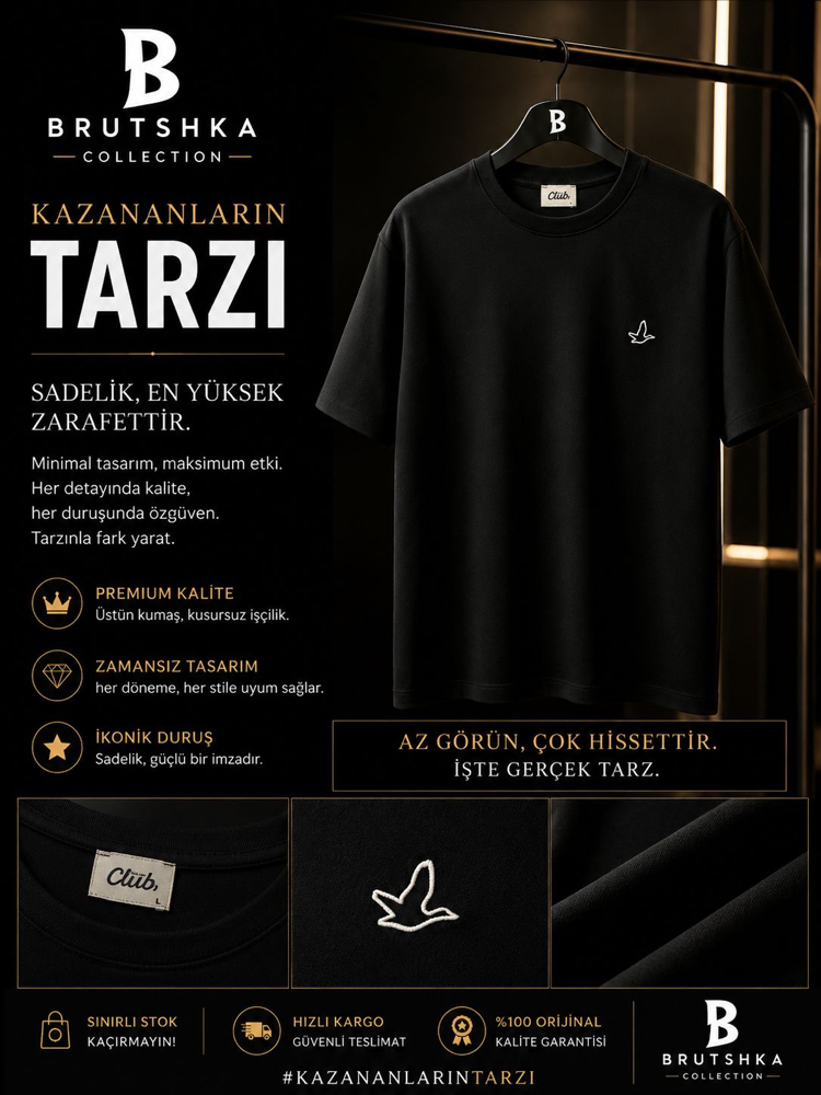 Beymen Club Siyah premium tişört