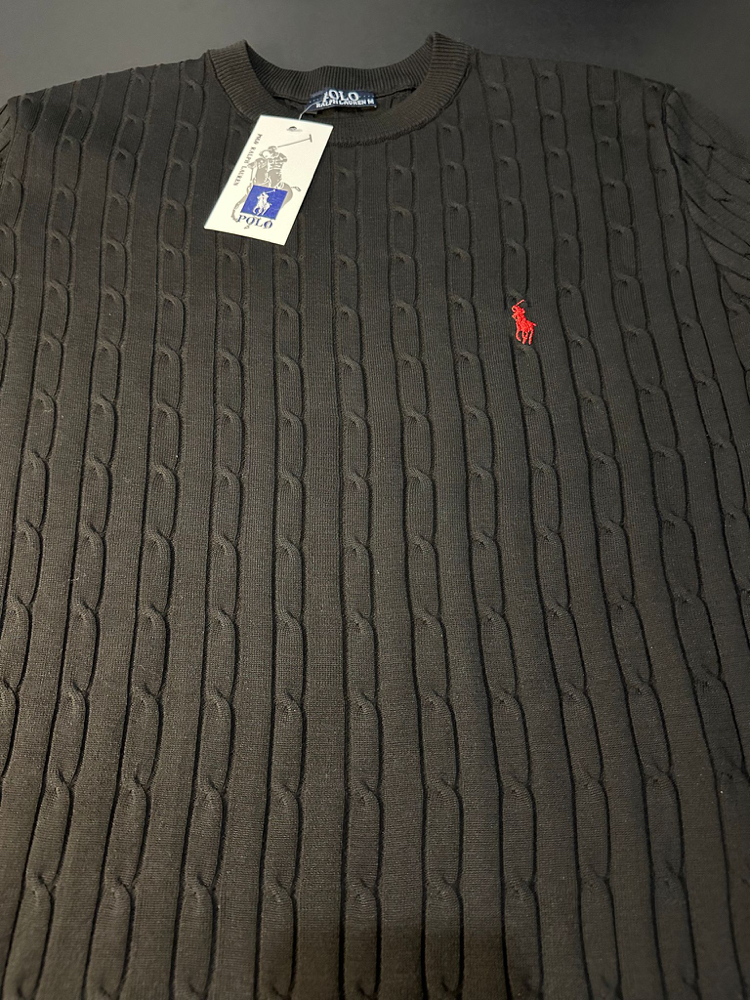 Ralph Lauren Siyah Triko Premium Tişört