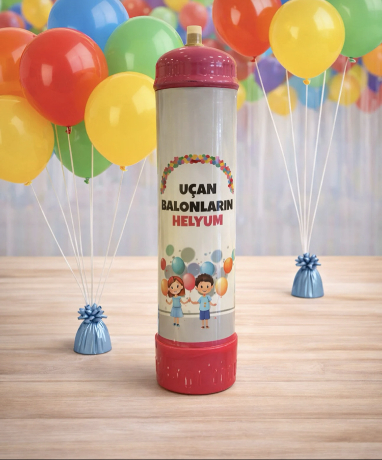 2.2L Helyum tüpü 35-40 dolum