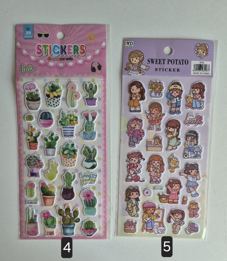 Kabartmalı Stickerlar