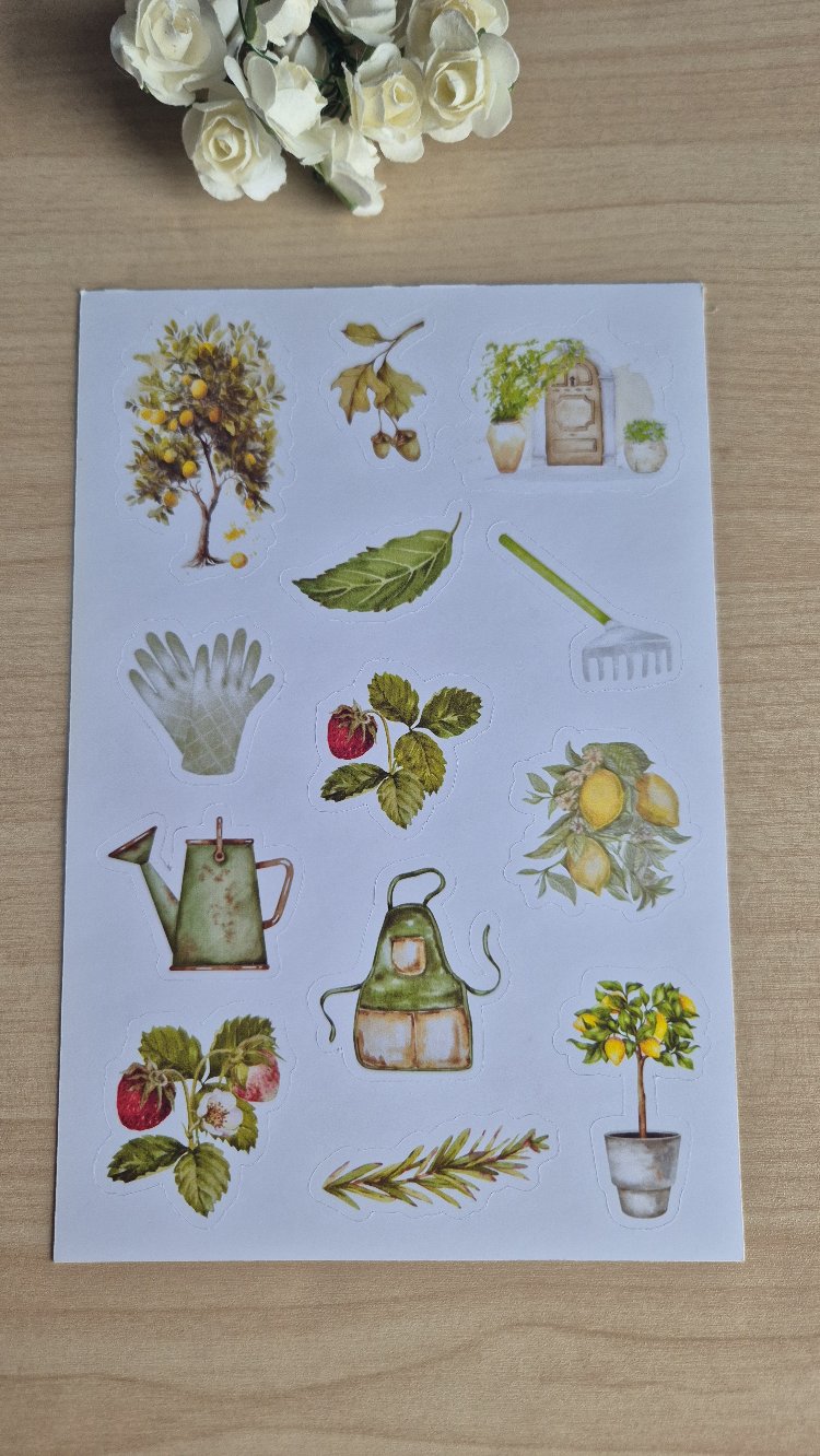 Yeşil Sticker Sayfası