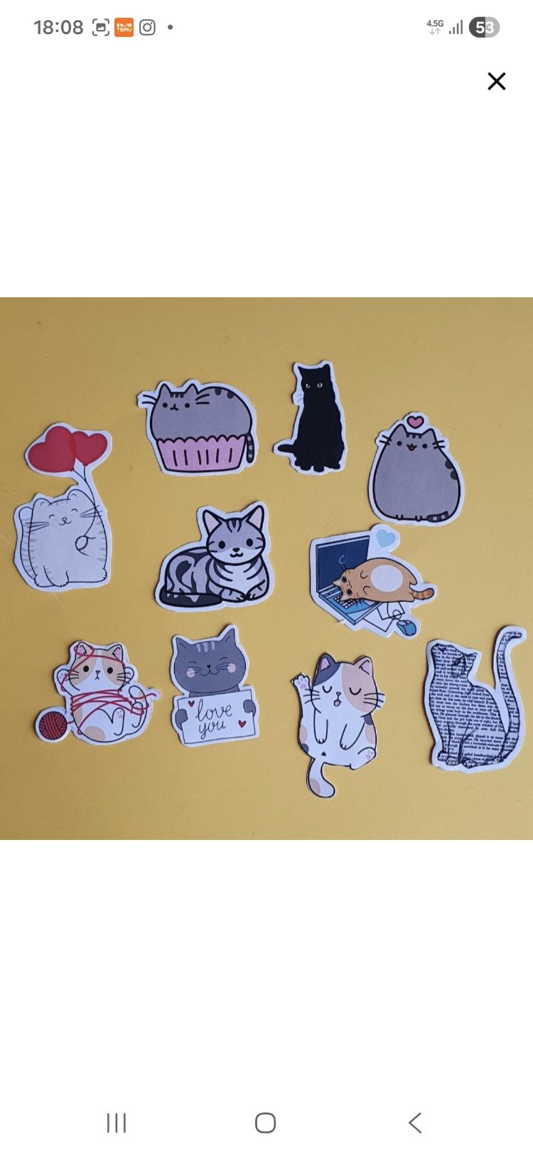 BuJo Ankara Tekli Sticker Seti 