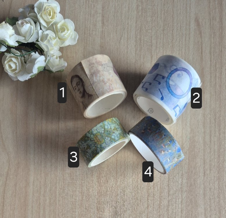 Desenli Washi Tape