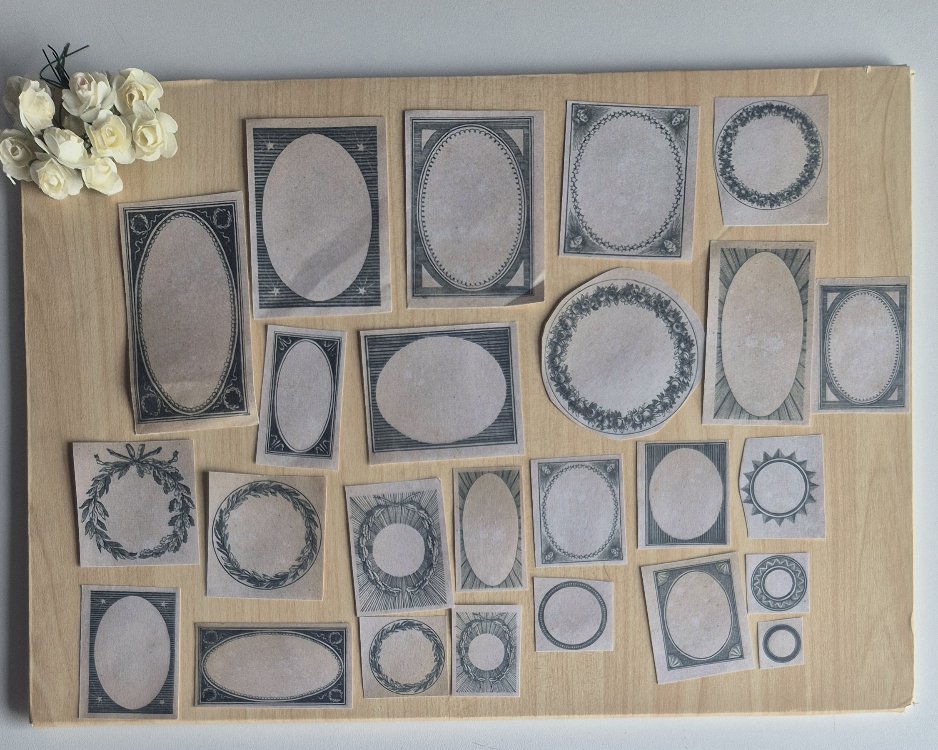 Vintage Çerçeve Scrapbook