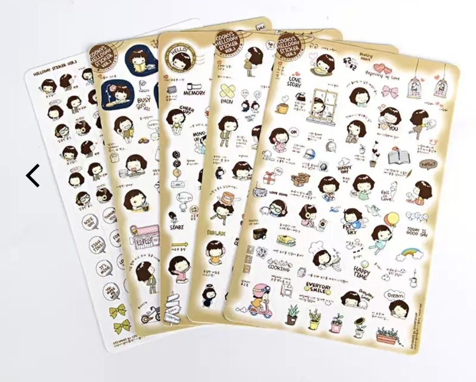 Kore Sticker 5 Sayfa
