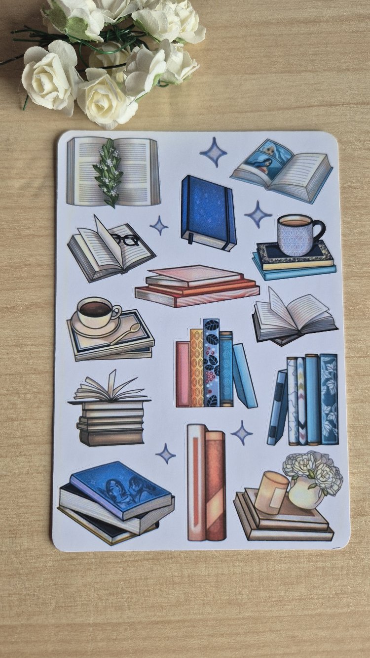 Kitap Sticker Sayfası