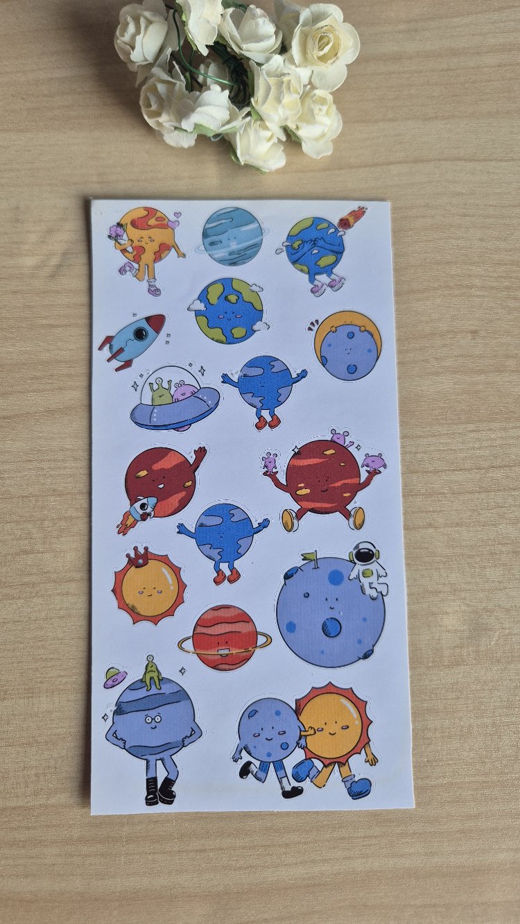 Gezegen Sticker Sayfası
