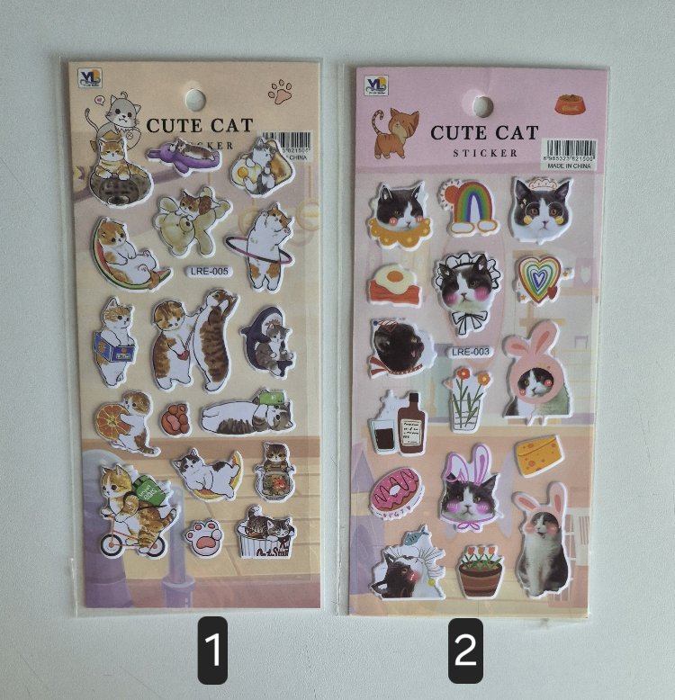 Kabartmalı Stickerlar